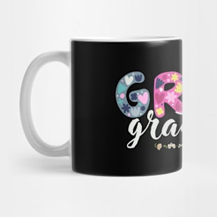 Floral Grow Gratitude Quote Mug